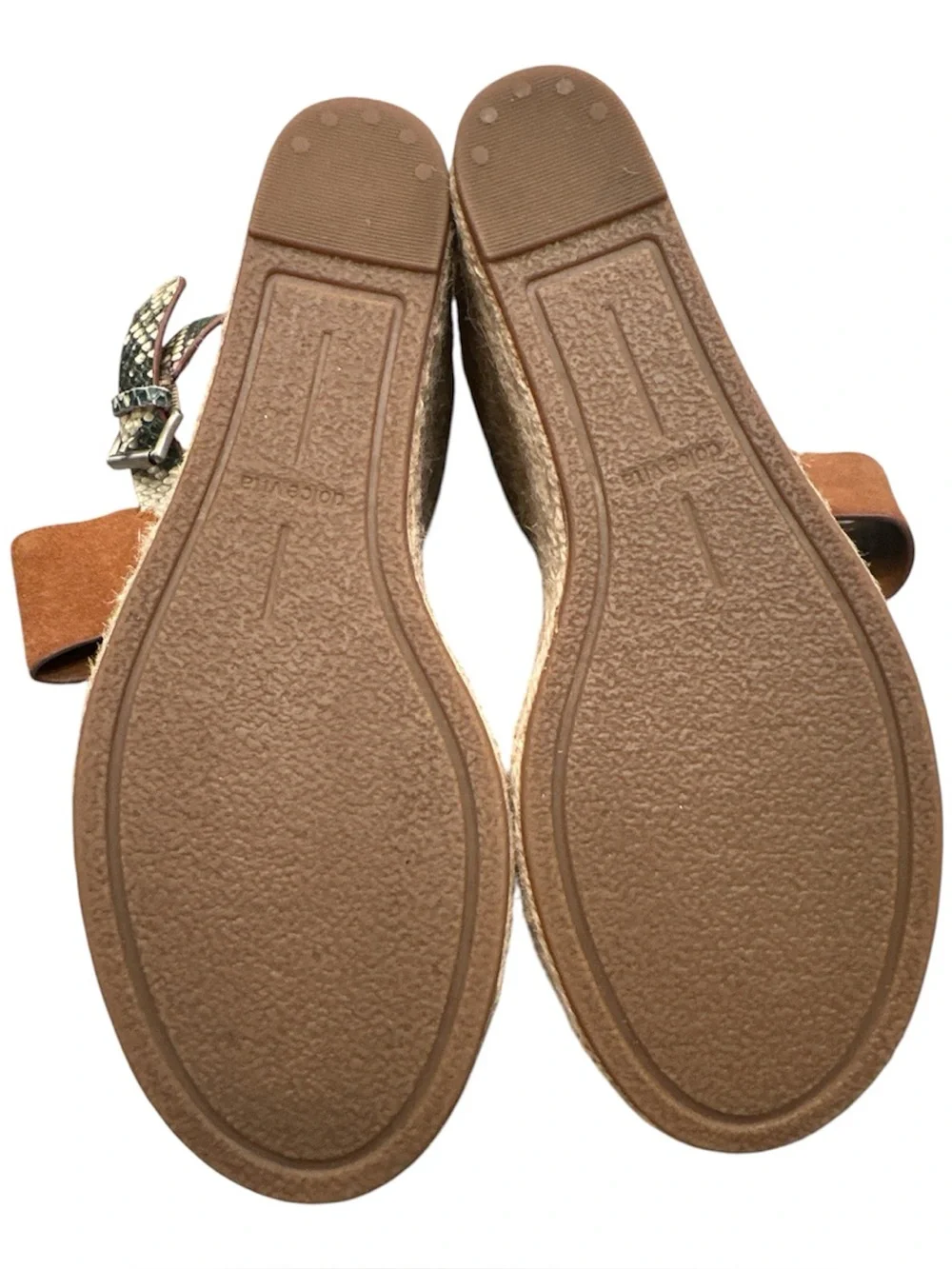 Dolce Vita Spiro Brown Suede Espadrille Wedge Sandals